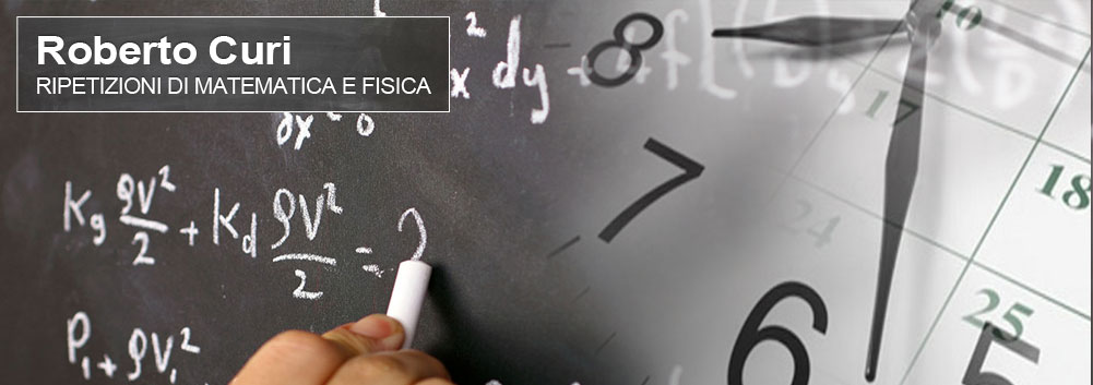 Lezioni di matematica e fisica a Senigallia - Roberto Curi